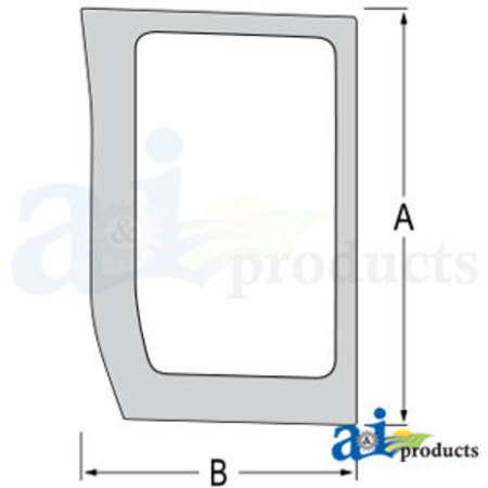 A & I PRODUCTS Glass; Lower Front, LH 37" x23" x2" A-87304261